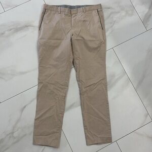 Hugo Boss Tan Straight Leg Chino Trousers/Slacks.  Sz 36/32